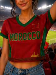 Women's MOROCCO Printed short-sleeved T-shirt