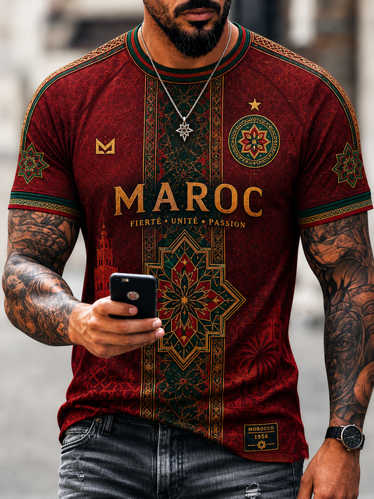 Men's MOROCCO Printed short sleeve t-shirt