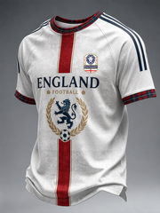 Men's UK Football Lover England Printed short sleeve t-shirt
