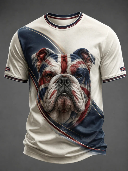 Men's British Bulldog Printed T-shirt