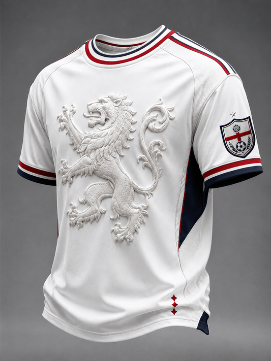 Men's UK Football Lover England Printed short sleeves t-shirt