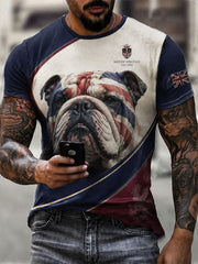 Men's British Bulldog Printed T-shirt