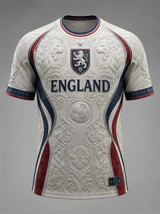 Men's UK Football Lover England Printed short sleeve t-shirt