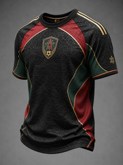 Men's Morocco Football Printed short sleeve t-shirt