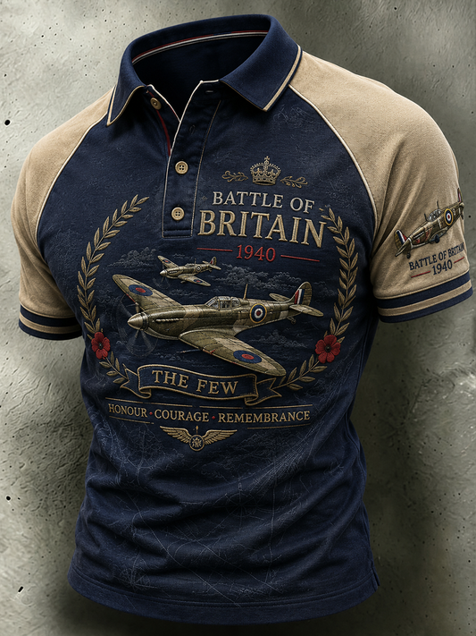 Men's Battle of Britain Printed polo shirt
