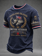 Men's Falklands War Veteran Printed short sleeves t-shirt