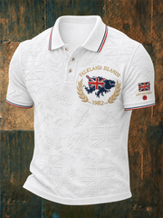 Men's Falklands War Veteran Printed polo shirt
