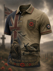 Men's Battle of Britain Commemoration Day Print Polo