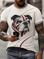 Men's British Bulldog Printed T-shirt