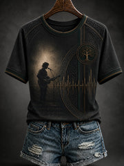 Women's Glen Memory Printed T-shirt