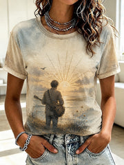Women's Glen Memory Printed T-shirt