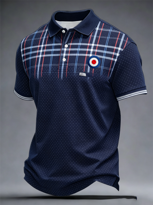 Men's Mods Culture UK Music Lover Business Style Printed polo shirt
