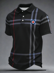 Men's Mods Culture UK Music Lover Business Style Printed polo shirt