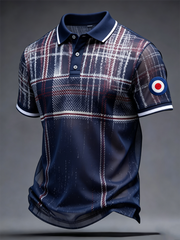 Men's Mods Culture UK Music Lover Business Style Printed polo shirt