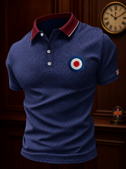Men's Mods Culture UK Music Lover Business Style Printed polo shirt