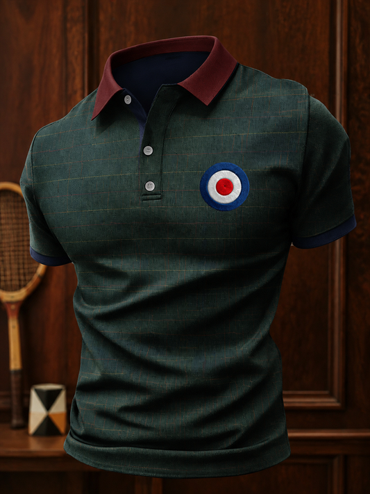 Men's Mods Culture UK Music Lover Business Style Printed polo shirt