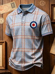 Men's Mods Culture UK Music Lover Business Style Printed polo shirt