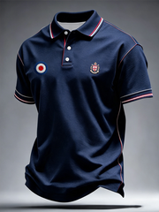 Men's Mods Culture UK Music Lover Business Style Printed polo shirt