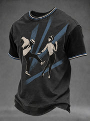 Men's Ska Revival Style Printed T-shirt