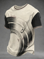 Men's Ska Revival Style Printed T-shirt