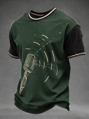 Men's Ska Revival Style Printed T-shirt