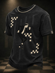 Men's Ska Revival Style Printed T-shirt