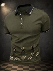 Men's Ska Revival Style Printed Shirt