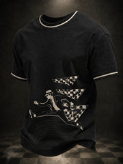 Men's Ska Revival Style Printed T-shirt