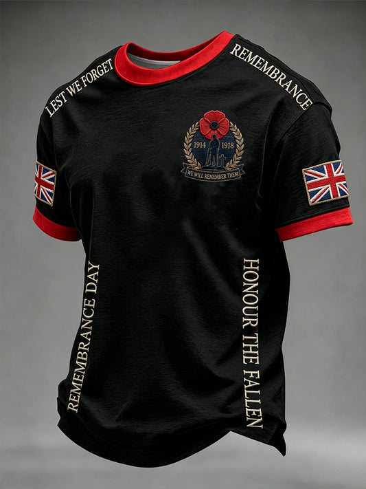 Men's Lest We Forget Short Sleeves T-shirt