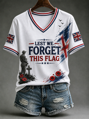 Women's Remembrance Day Short-sleeved T-shirt
