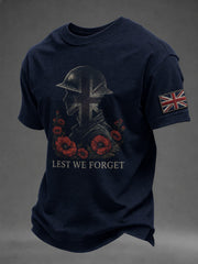 Men's Lest We Forget Printed T-shirt