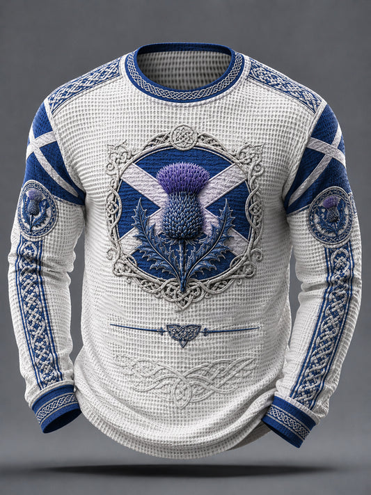 Men's St Andrew’s Day Waffle Top