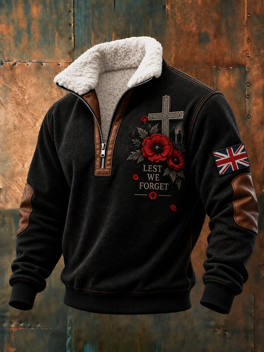 Men's Remembrance Day Print Sweatshirt