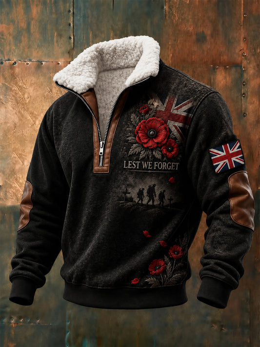 Men's Remembrance Day Print Sweatshirt