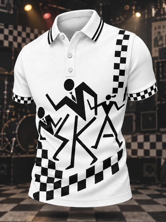 Men's Ska Revival Style Printed Shirt