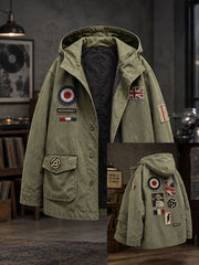 Men's UK Music Lover Mods Art Printed Jacket