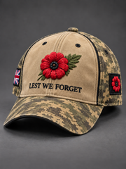 Unisex  Remembrance Day Lest We Forget  Hat