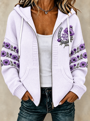 Women's Remembering The Animals Of War Knitted Coat