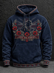 Men's Lest We Forget Printed Hoodie