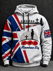 Men's Remembrance Day Lest We Forget  Hoodie