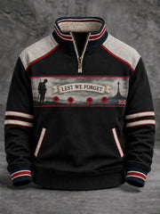 Men's Lest We Forget Printed Sweatshirt