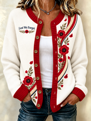 women's Remembrance Day Cardigan