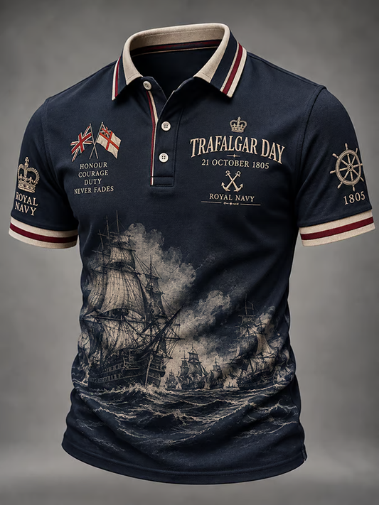 Men's UK Trafalgar Day polo shirt