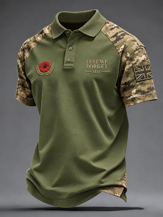 Men's Lest We Forget Print Shirt