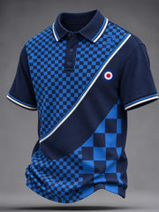 Men's UK Music Lover Mods Art Printed polo shirt