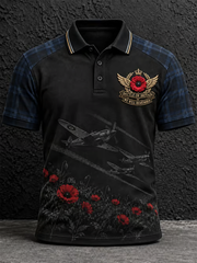 Men's British Veteran Printed polo shirt