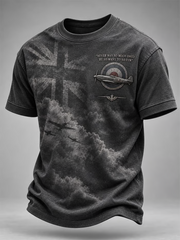 Men's British Veteran Printed short sleeves t-shirt